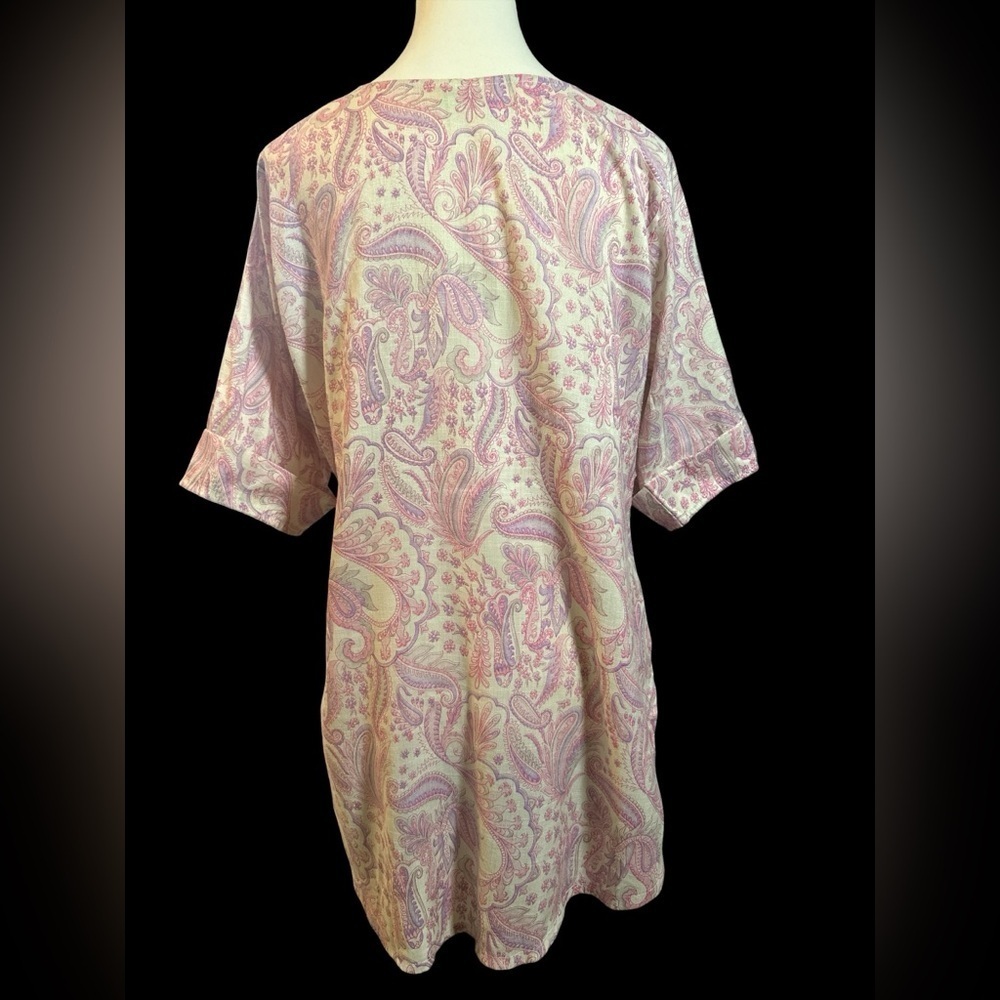 Pink Paisley Women's Top - Picture 5 of 5